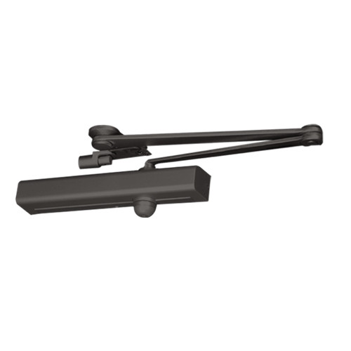 CPS8301T-693 Norton 8000 Series Hold Open Door Closers with CloserPlus Spring Arm in Black Finish