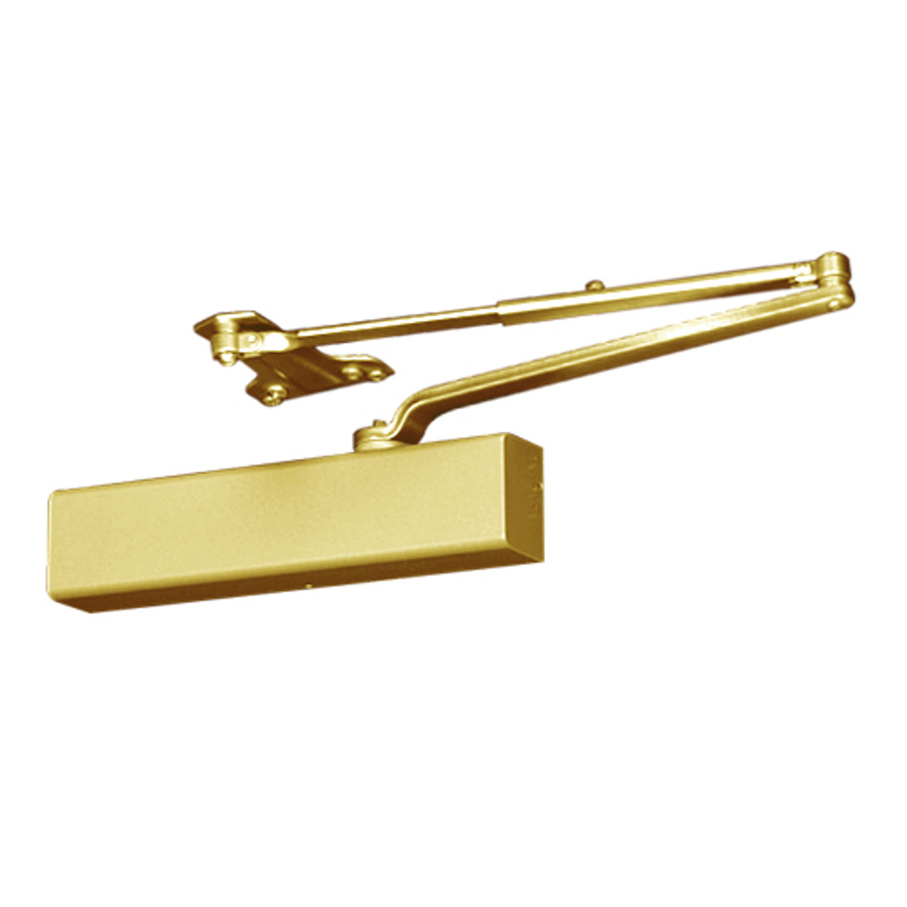 P8501-696 Norton 8000 Series Full Cover Non-Hold Open Door Closers with Parallel Arm Application in Gold Finish