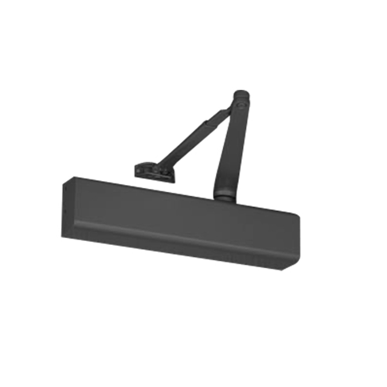 8581-693 Norton 8000 Series Full Cover Non-Hold Open Door Closers with Regular Low Profile Arm in Black Finish