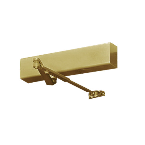 JS8501M-696 Norton 8000 Series Full Cover Non-Hold Open Door Closers with Top Jamb Application 3 inch Maximum Reveal in Gold Finish