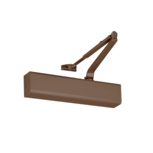 8501A-691 Norton 8000 Series Full Cover Non-Hold Open Door Closers with Regular Parallel and Top Jamb to 3 inch Reveal in Dull Bronze Finish