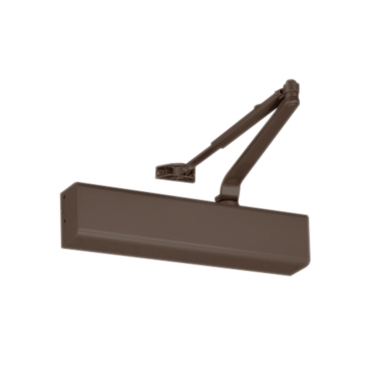 S8501A-690 Norton 8000 Series Full Cover Non-Hold Open Door Closers with Regular Arm Application in Statuary Bronze Finish