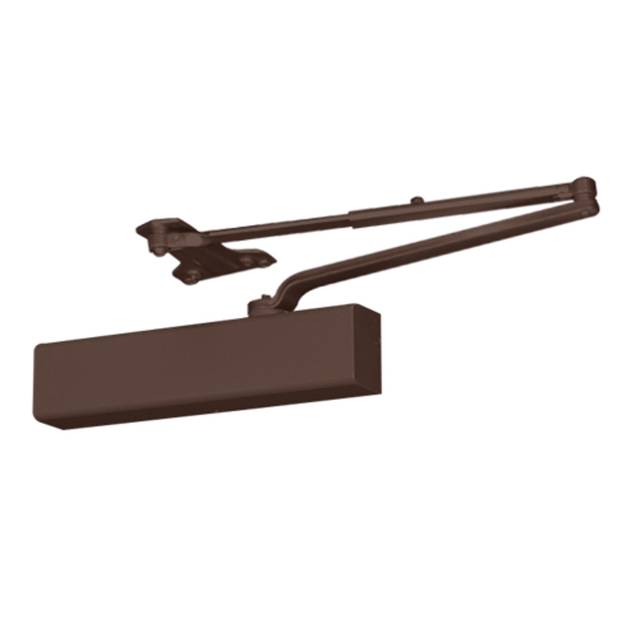 P8581A-690 Norton 8000 Series Full Cover Non-Hold Open Door Closers with Parallel Low Profile Arm in Statuary Bronze Finish