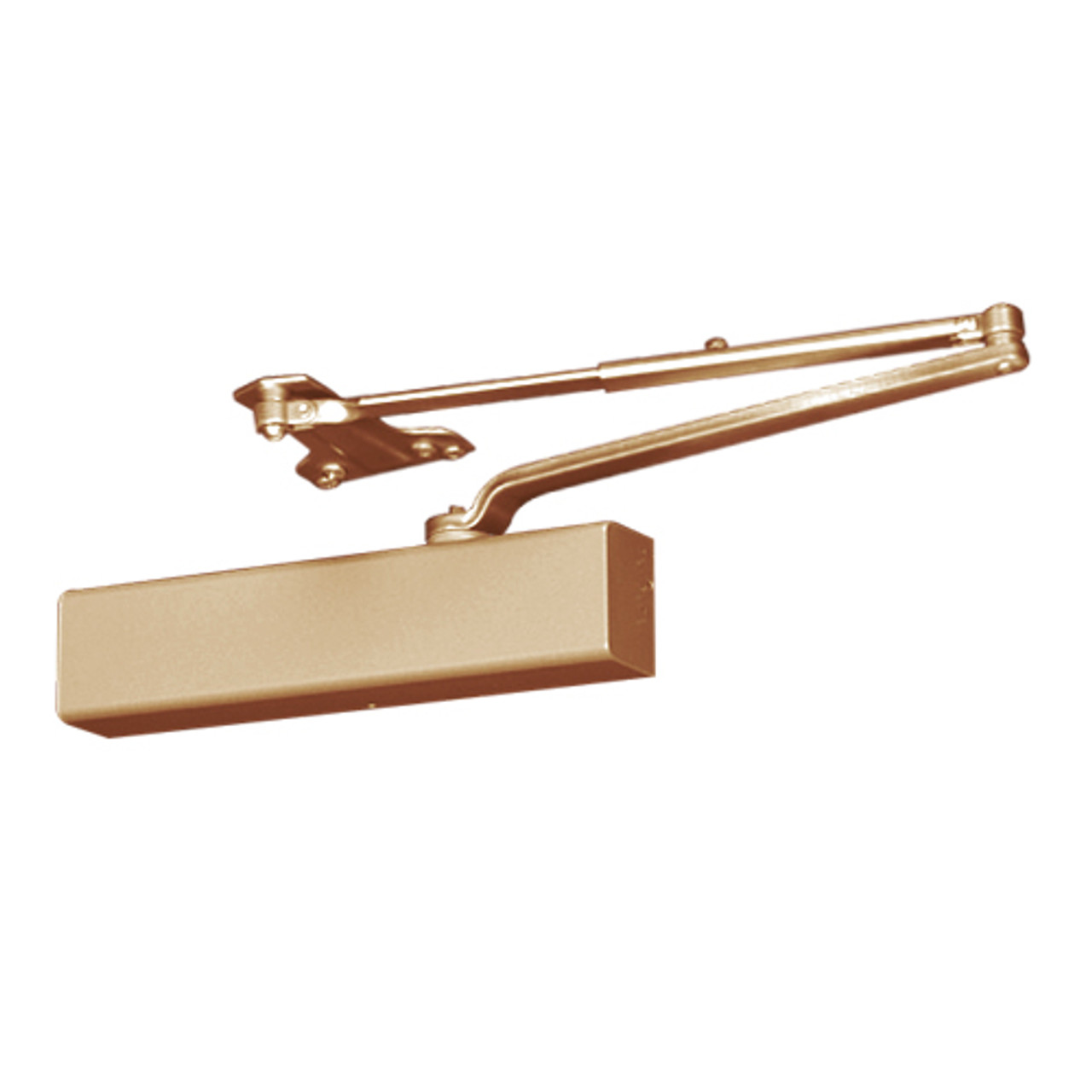 P8581A-691 Norton 8000 Series Full Cover Non-Hold Open Door Closers with Parallel Low Profile Arm in Dull Bronze Finish