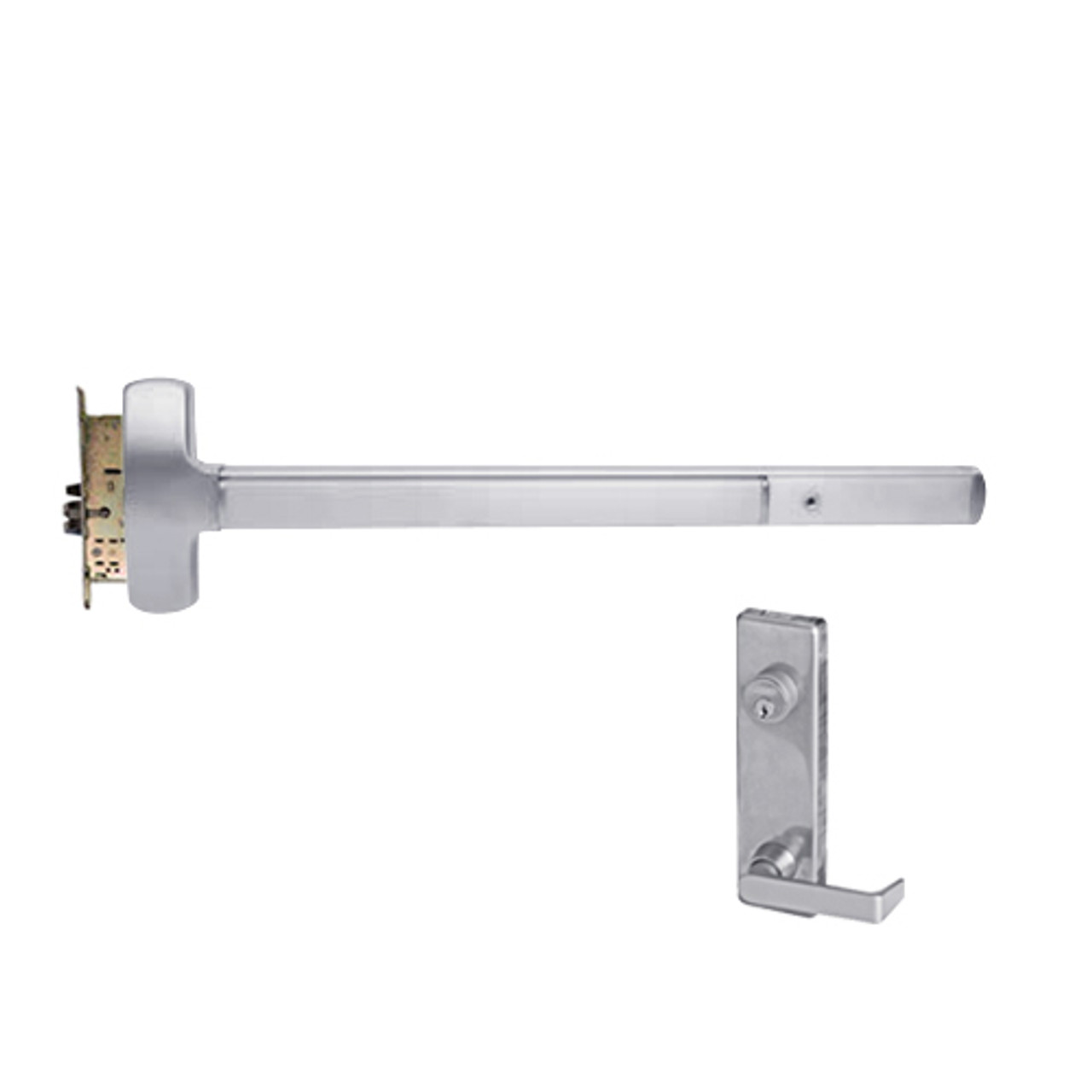 25-M-L-DANE-US32-3-RHR Falcon Exit Device in Polished Stainless Steel