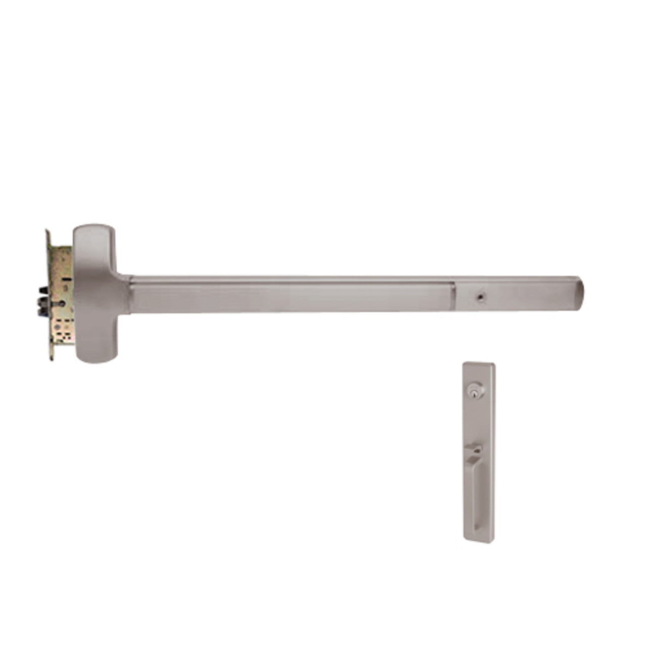 25-M-TP-US28-3-RHR Falcon Exit Device in Anodized Aluminum