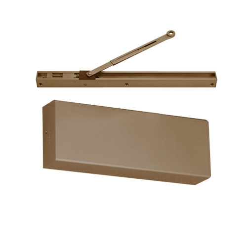 9500STDA-691 Norton 9500 Series Non-Hold Open Cast Iron Door Closer with Pull Side Slide Track in Dull Bronze Finish