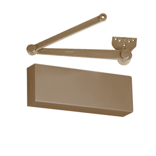 PRO9500DA-691 Norton 9500 Series Non-Hold Open Cast Iron Door Closer with Parallel Rigid Offset Arm in Dull Bronze Finish