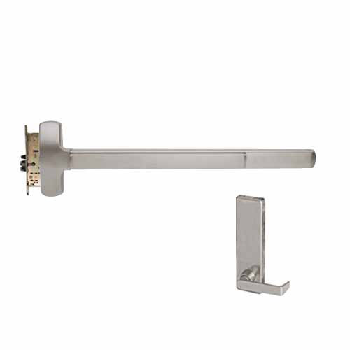 F-25-M-L-DT-Dane-US32D-4-LHR Falcon Exit Device in Satin Stainless Steel