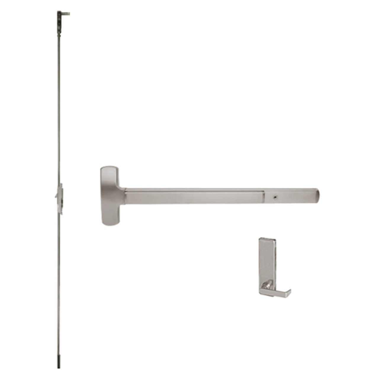 25-C-L-BE-DANE-US32D-3-LHR Falcon Exit Device in Satin Stainless Steel