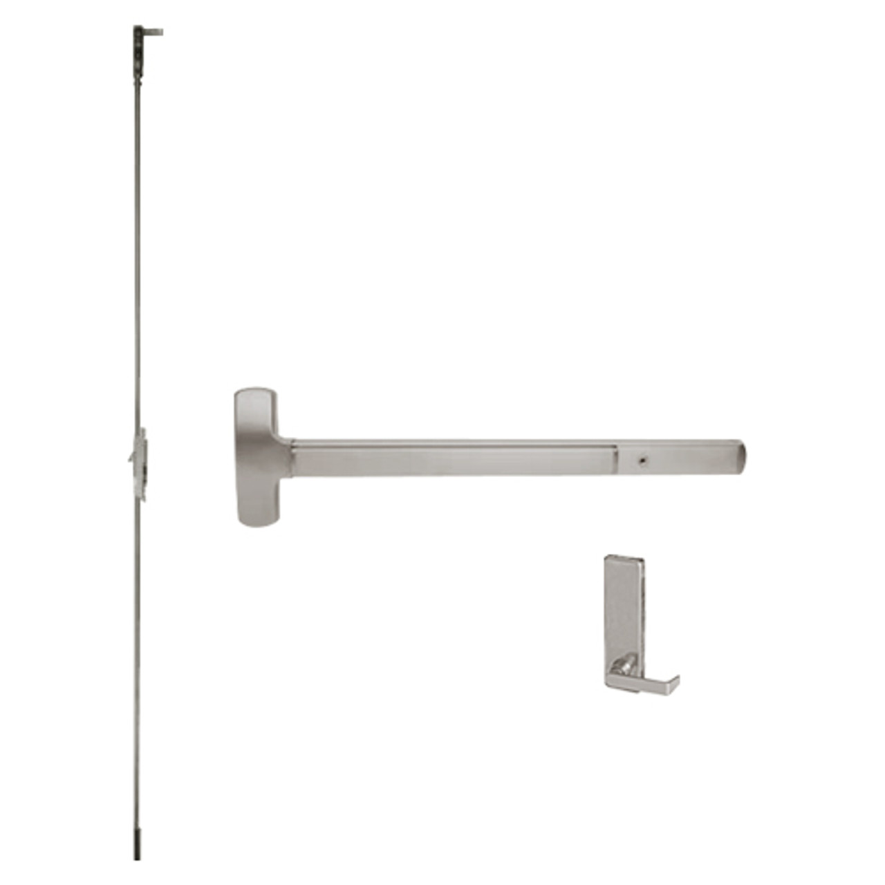 25-C-L-BE-DANE-US32D-2-LHR Falcon Exit Device in Satin Stainless Steel