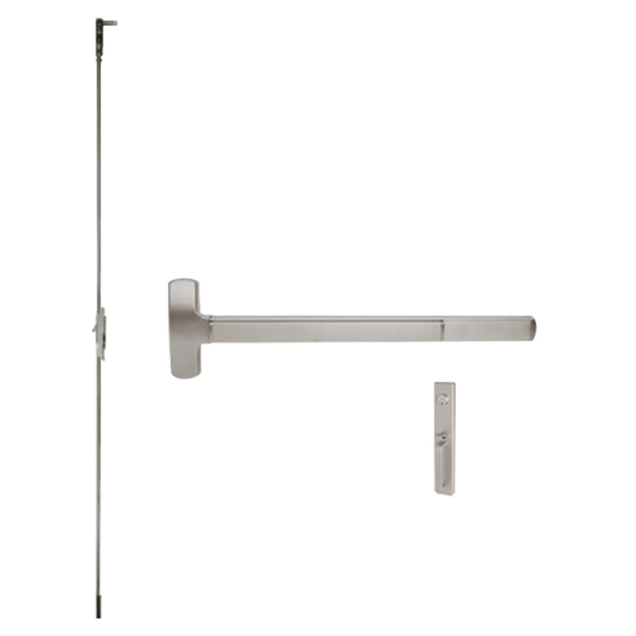 F-25-C-TP-US32D-4 Falcon Exit Device in Satin Stainless Steel