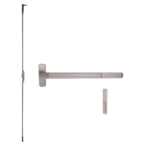 F-25-C-NL-US28-4 Falcon Exit Device in Anodized Aluminum