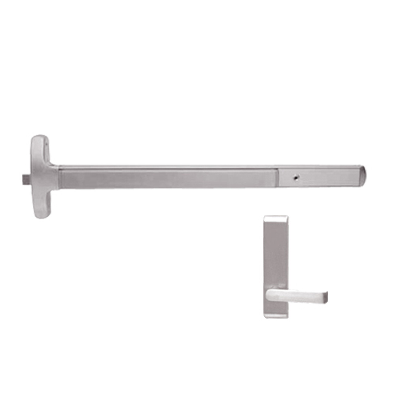 24-R-L-DT-DANE-US28-3-LHR Falcon Exit Device in Anodized Aluminum