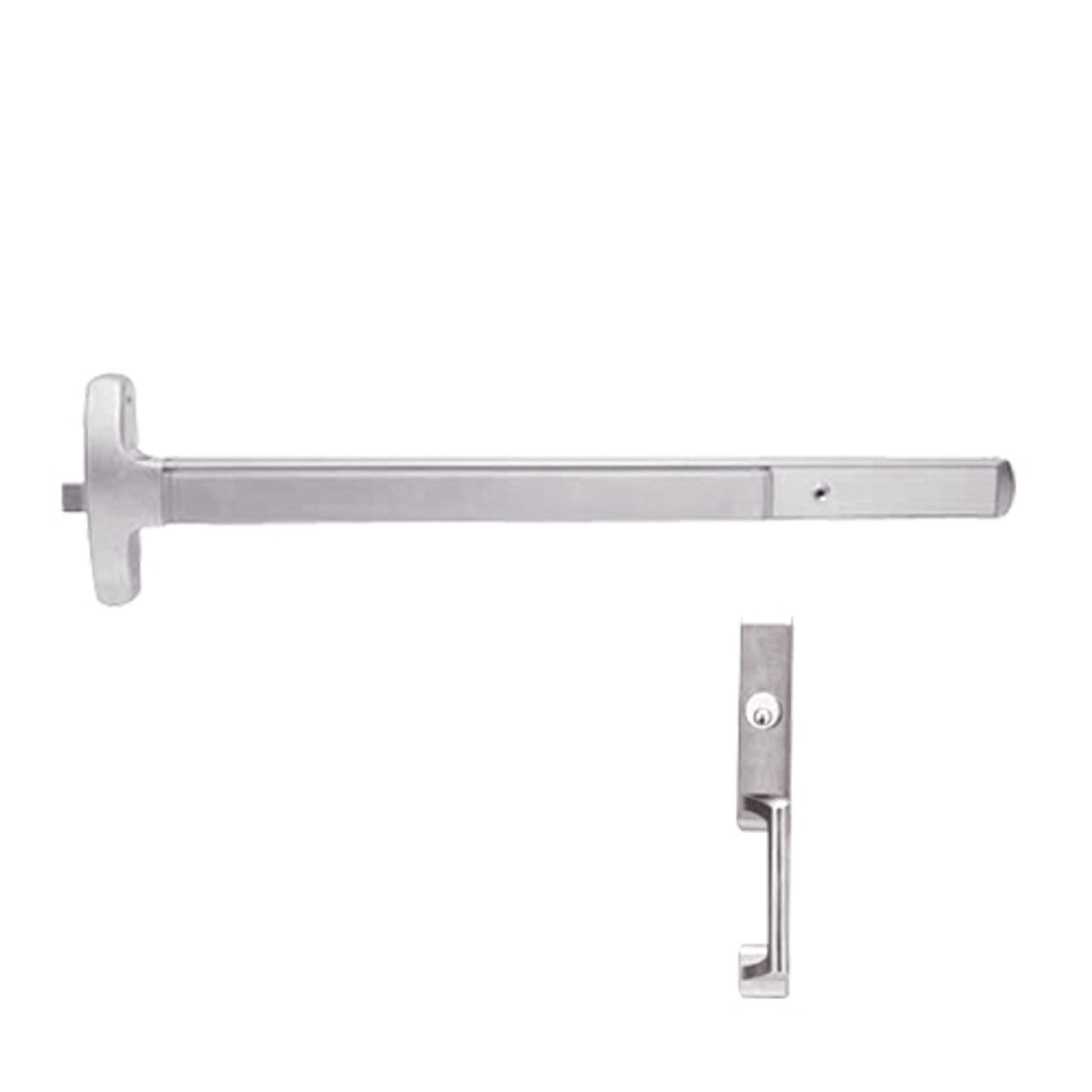 24-R-NL-US32-4-LHR Falcon Exit Device in Polished Stainless Steel