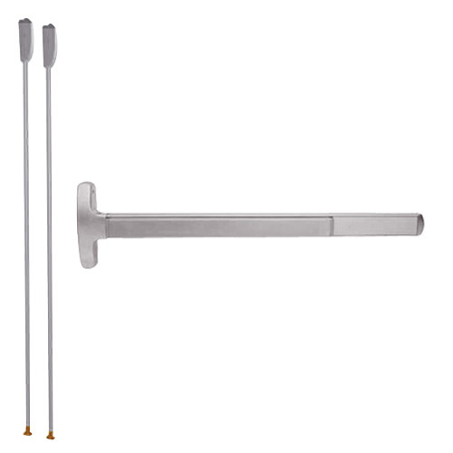 F-24-V-NL-OP-US28-3 Falcon Exit Device in Anodized Aluminum