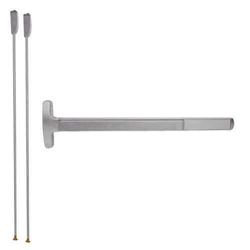 F-24-V-NL-OP-US32D-4 Falcon Exit Device in Satin Stainless Steel