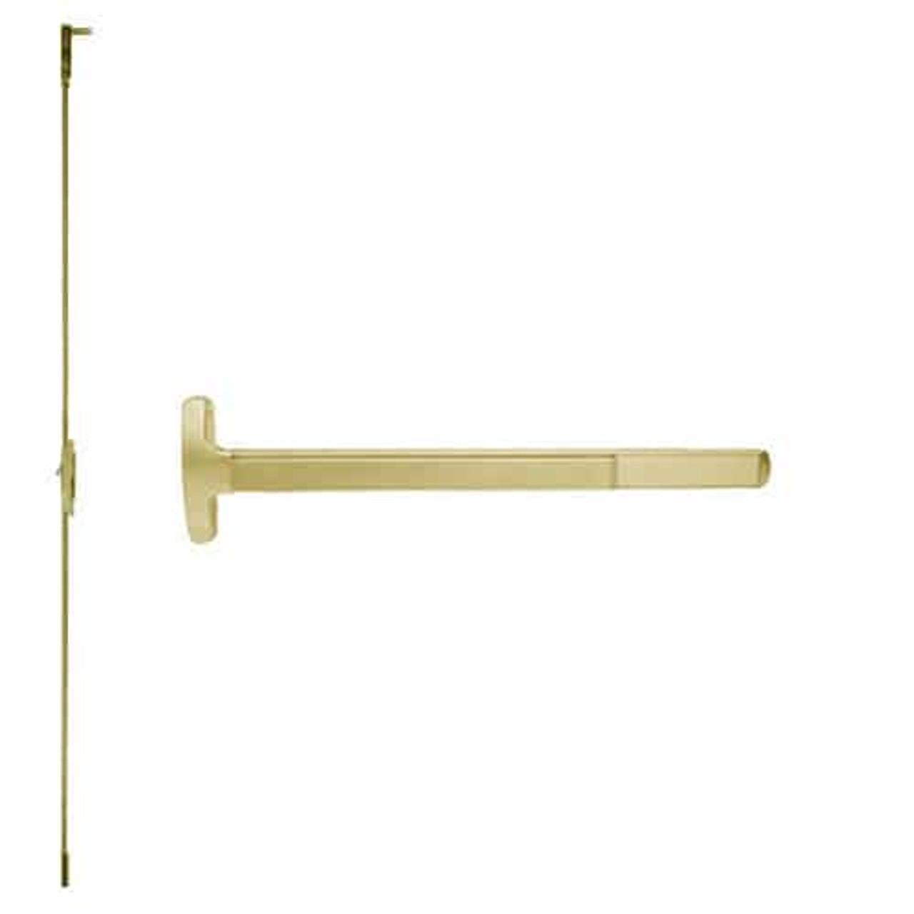 F-24-C-EO-US4-3 Falcon Exit Device in Satin Brass