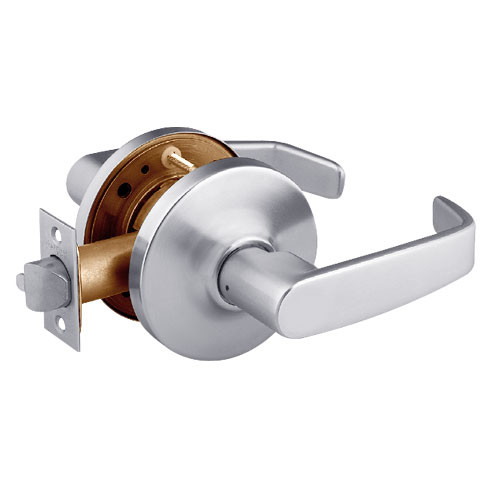 28-10U15-GL-26D Sargent 10 Line Cylindrical Passage Locks with L Lever Design and G Rose in Satin Chrome