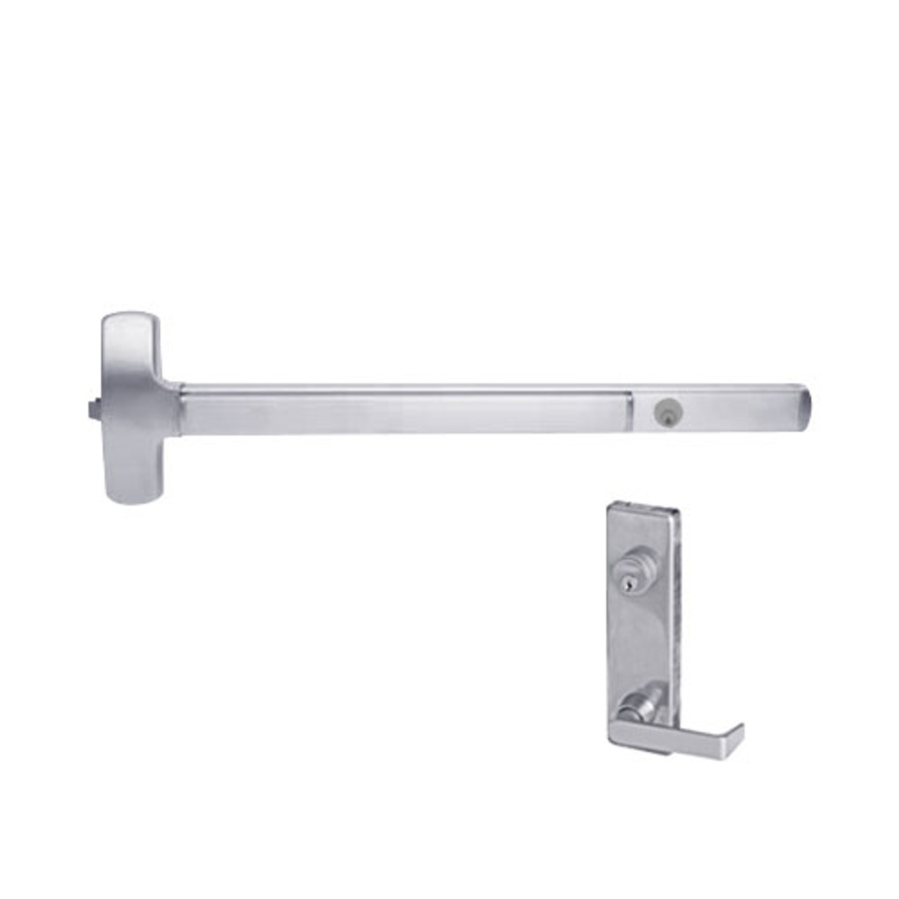 CD25-R-L-NL-DANE-US26-3-LHR Falcon Exit Device in Polished Chrome
