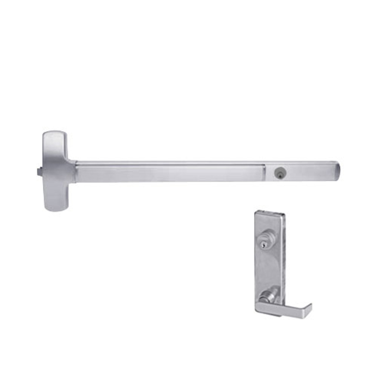 CD25-R-L-DANE-US32-4-LHR Falcon Exit Device in Polished Stainless Steel