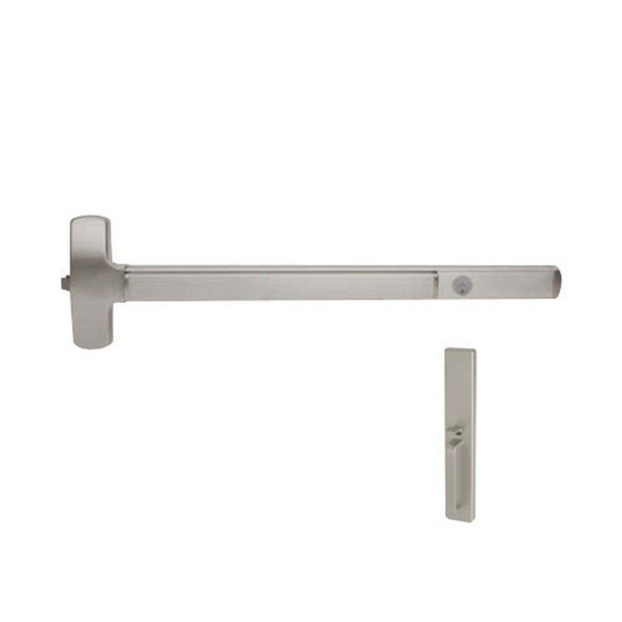 CD25-R-TP-BE-US32D-4 Falcon Exit Device in Satin Stainless Steel