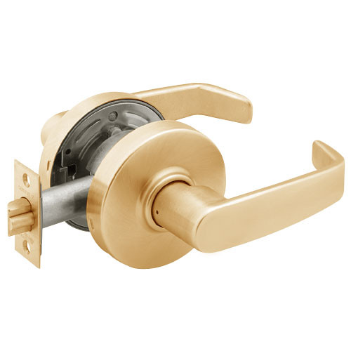 28-7U15-LL-10 Sargent 7 Line Cylindrical Passage Locks with L Lever Design and L Rose in Dull Bronze