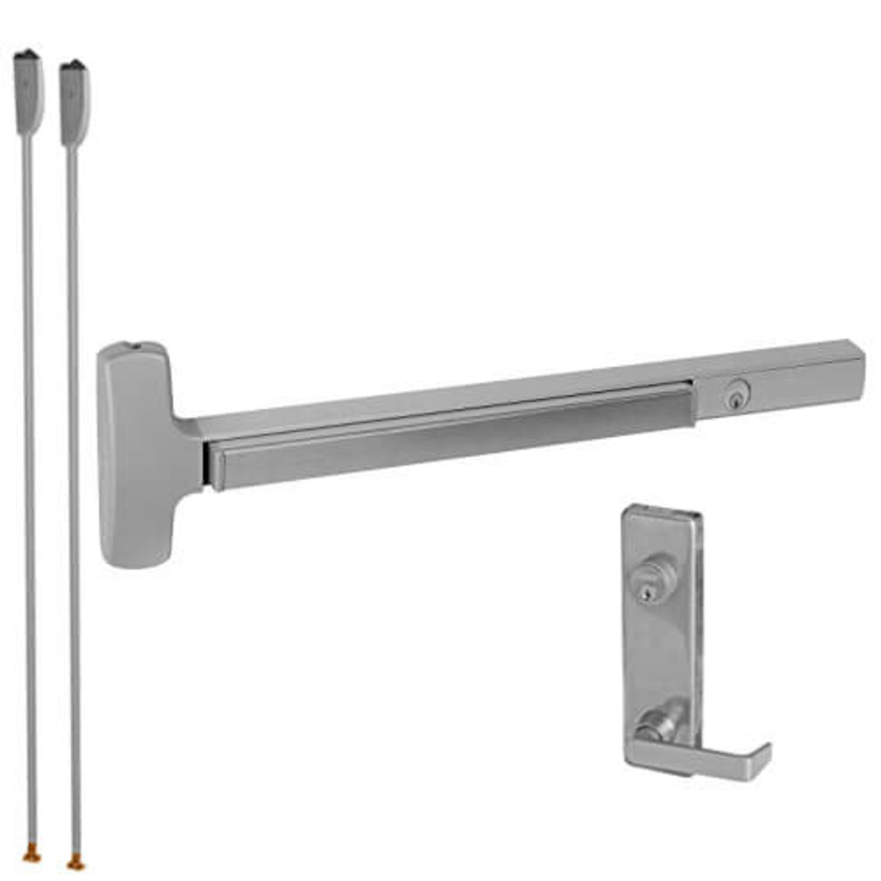 CD25-V-L-NL-DANE-US15-2-RHR Falcon Exit Device in Satin Nickel CD25-V-L-NL-DANE-US15-2-RHR Falcon Exit Device in Satin Nickel