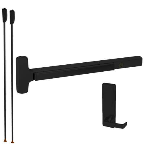 CD25-V-L-DT-DANE-US19-2-RHR Falcon Exit Device in Flat Black Painted