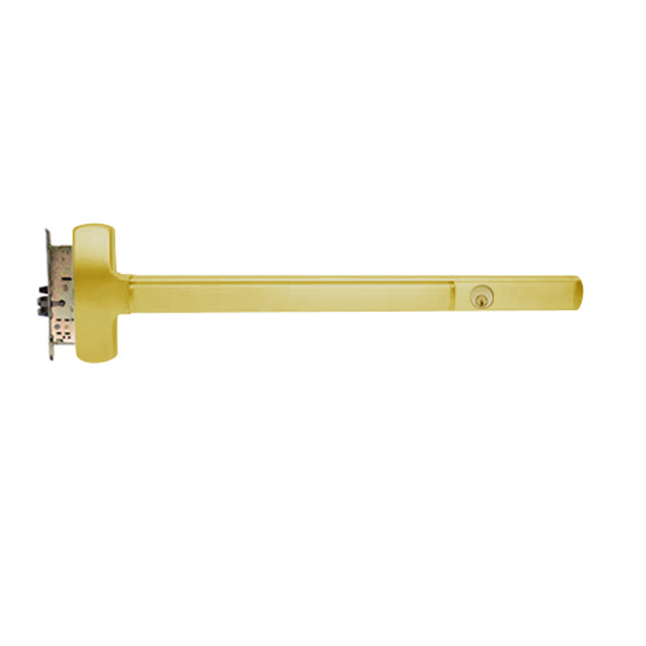 CD25-M-EO-US4-3-RHR Falcon Exit Device in Satin Brass