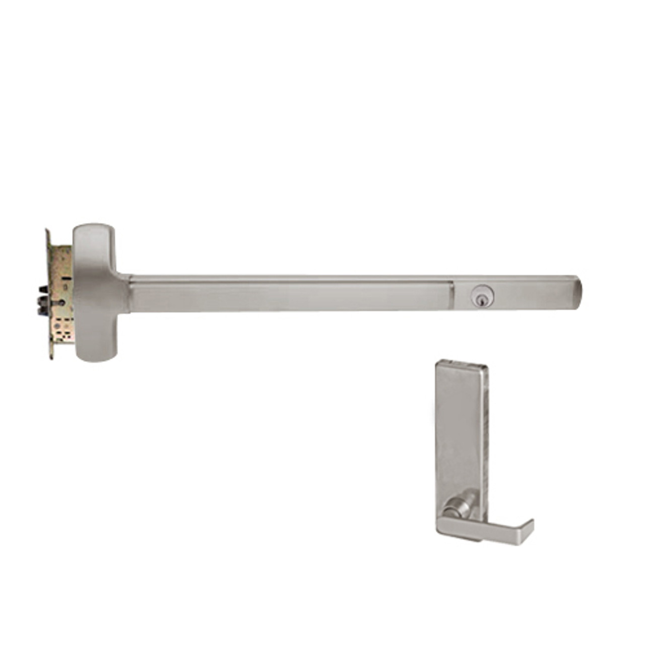 CD25-M-L-BE-DANE-US32D-3-RHR Falcon Exit Device in Satin Stainless Steel