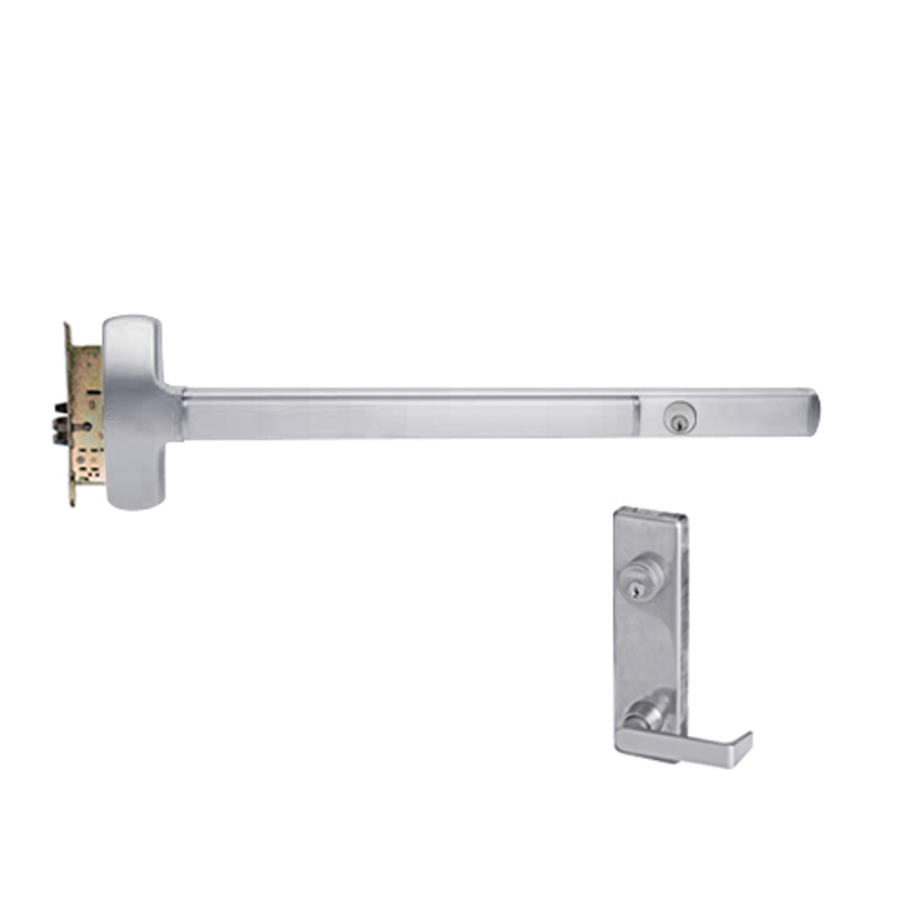 CD25-M-L-DANE-US32-4-LHR Falcon Exit Device in Polished Stainless Steel