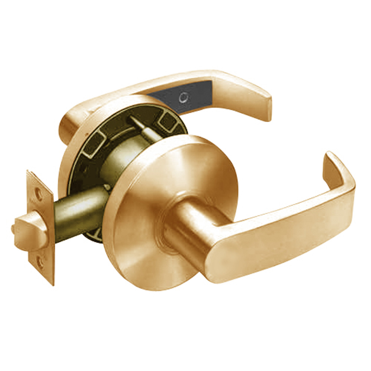 28-65U15-KL-10 Sargent 6500 Series Cylindrical Passage Locks with L Lever Design and K Rose in Dull Bronze