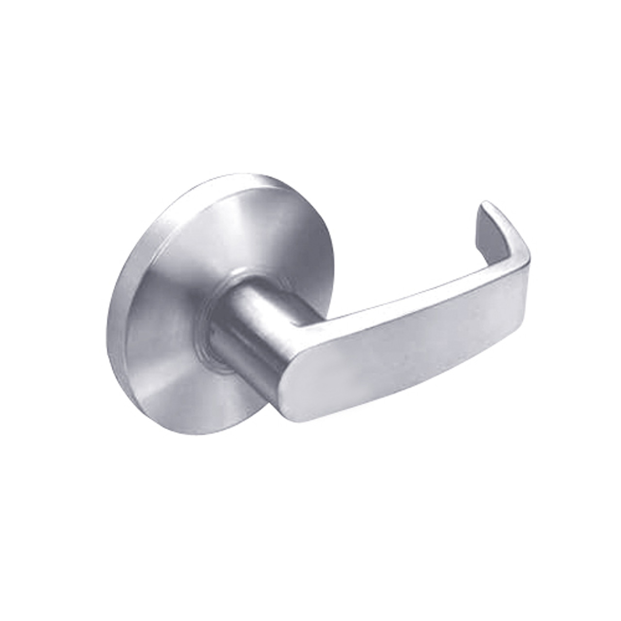 28-65U93-KL-26D Sargent 6500 Series Cylindrical Single Lever Pull with L Lever Design and K Rose in Satin Chrome