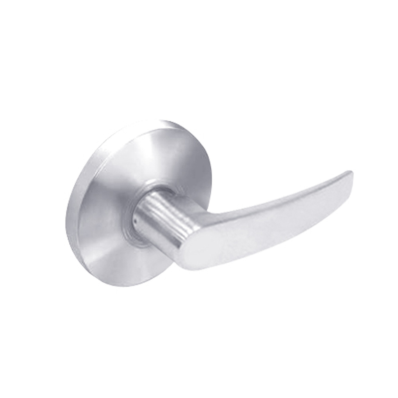 28-65U94-KB-26 Sargent 6500 Series Cylindrical Double Lever Pull with B Lever Design and K Rose in Bright Chrome
