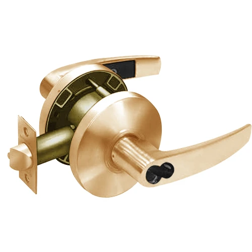 2870-65G05-KB-10 Sargent 6500 Series Cylindrical Entrance/Office Locks with B Lever Design and K Rose Prepped for SFIC in Satin Bronze