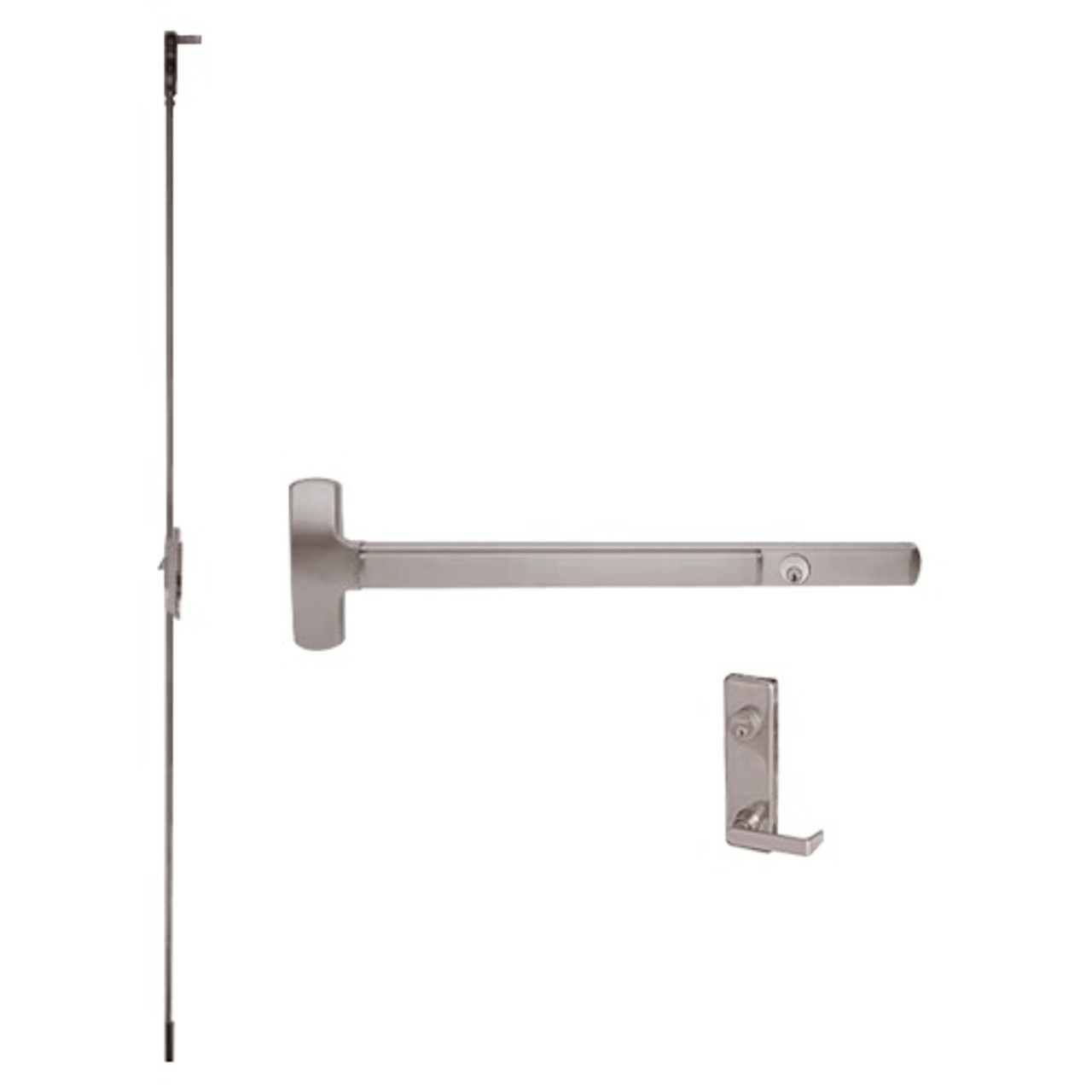 CD25-C-L-DANE-US28-3-RHR Falcon Exit Device in Anodized Aluminum