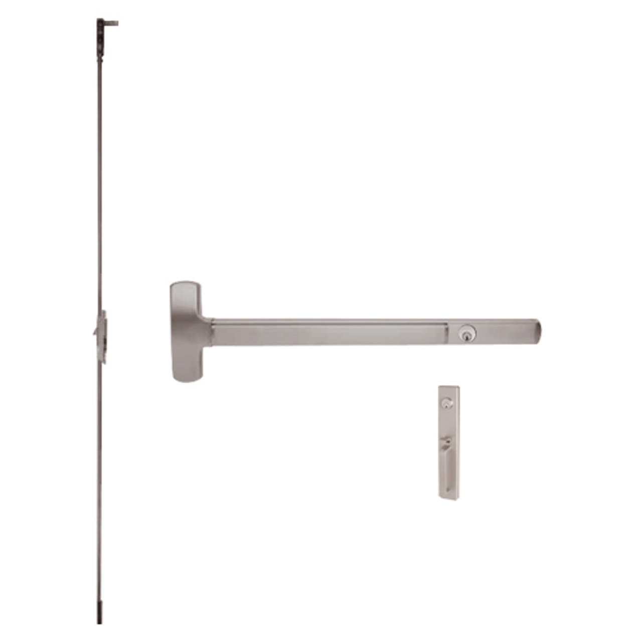 CD25-C-TP-US28-4 Falcon Exit Device in Anodized Aluminum