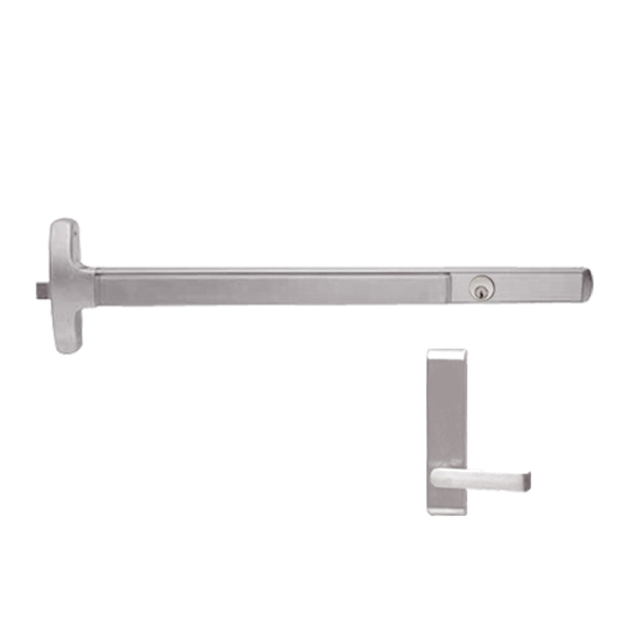 CD24-R-L-BE-DANE-US28-4-LHR Falcon Exit Device in Anodized Aluminum