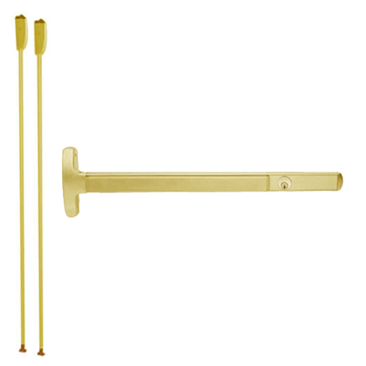 CD24-V-EO-US3-2 Falcon Exit Device in Polished Brass