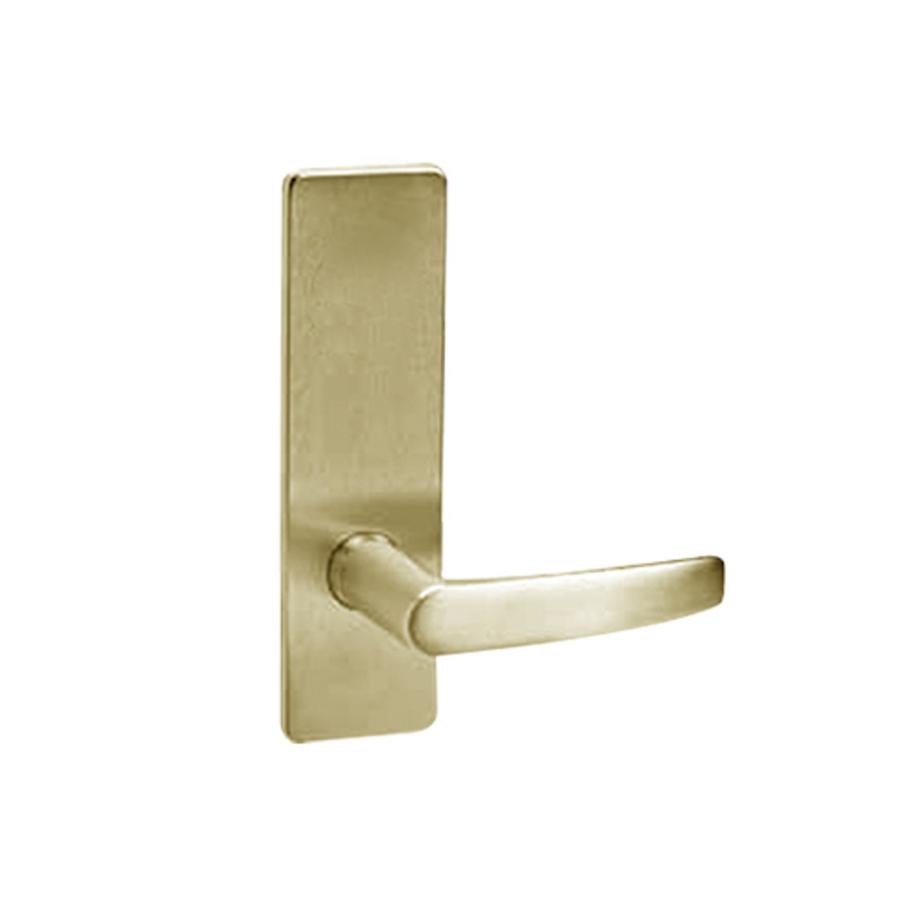 ML2070-ASM-606 Corbin Russwin ML2000 Series Mortise Full Dummy Locksets with Armstrong Lever in Satin Brass