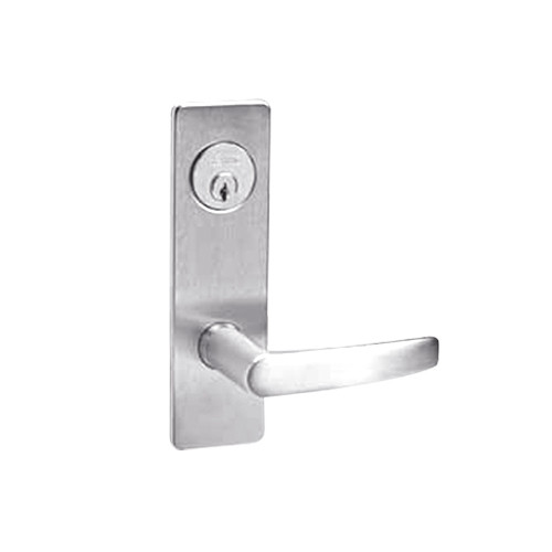 ML2058-ASM-629 Corbin Russwin ML2000 Series Mortise Entrance Holdback Locksets with Armstrong Lever in Bright Stainless Steel