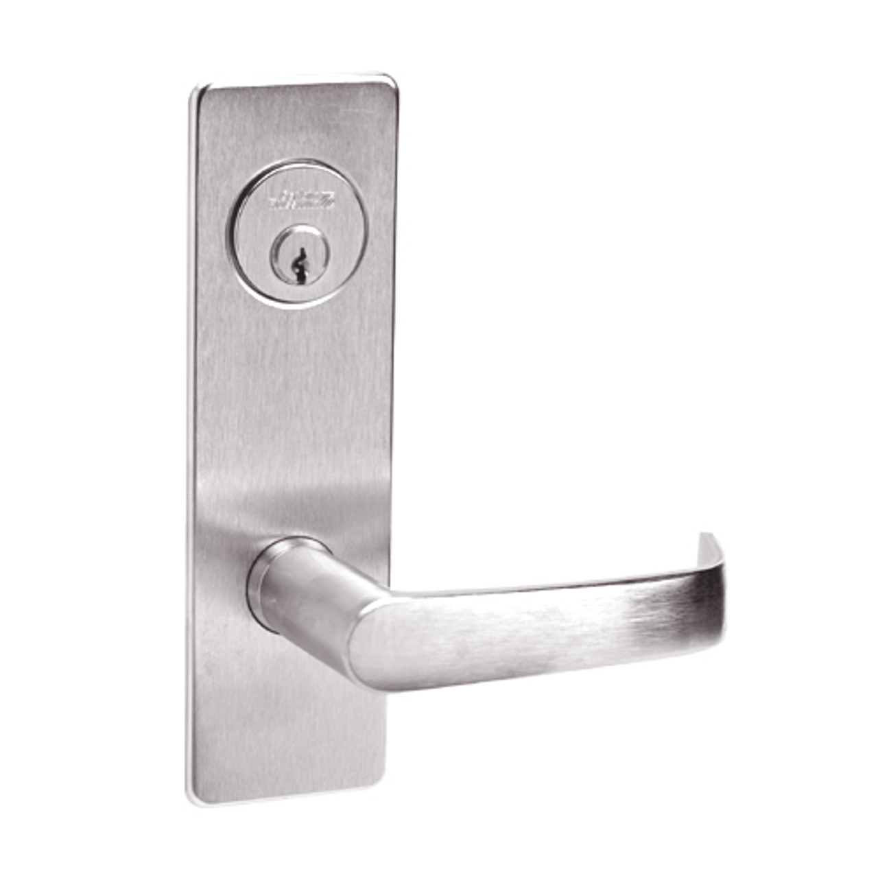 ML2051-NSM-629 Corbin Russwin ML2000 Series Mortise Office Locksets with Newport Lever in Bright Stainless Steel
