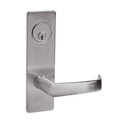 ML2048-NSM-630 Corbin Russwin ML2000 Series Mortise Entrance Locksets with Newport Lever and Deadbolt in Satin Stainless
