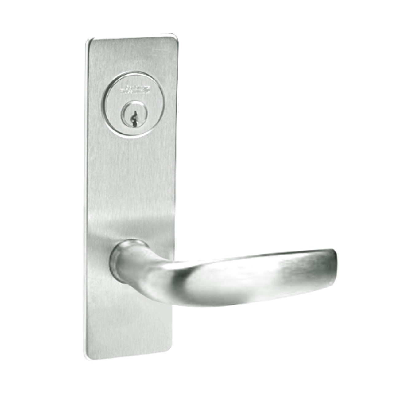 ML2067-CSM-618 Corbin Russwin ML2000 Series Mortise Apartment Locksets with Citation Lever and Deadbolt in Bright Nickel