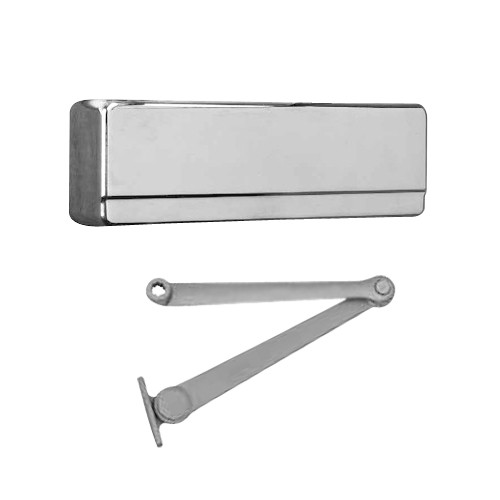 281-O10-EN Sargent 281 Series Powerglide Cast Iron Door Closer with Heavy Duty Standard Arm in Aluminum Powder Coat