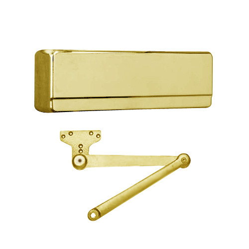 281-P10-EAB Sargent 281 Series Powerglide Cast Iron Door Closer with Heavy Duty Parallel Arm in Brass Powder Coat