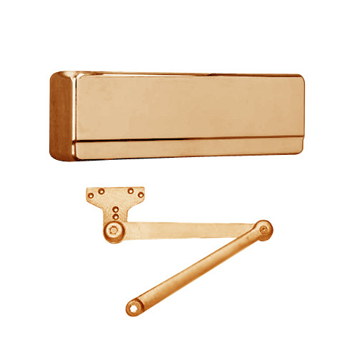 281-PH10-EP-LH Sargent 281 Series Powerglide Cast Iron Door Closer with Heavy Duty Friction Hold Open Parallel Arm in Satin Bronze Powder Coat