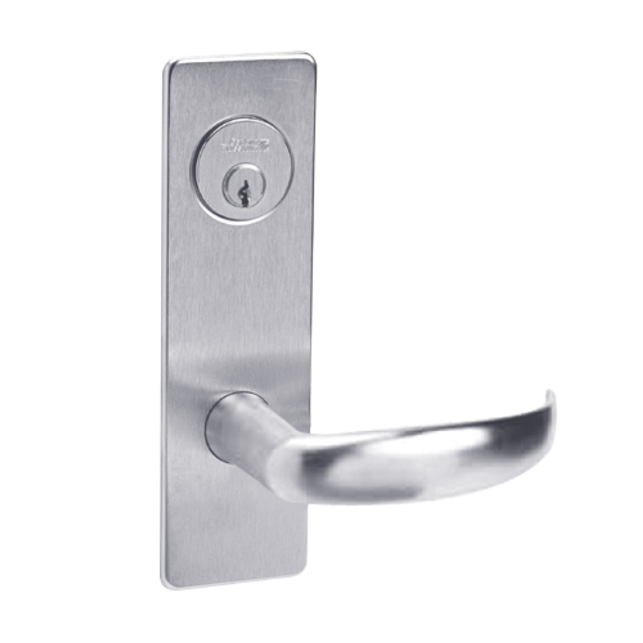 ML2003-PSM-625 Corbin Russwin ML2000 Series Mortise Classroom Locksets with Princeton Lever in Bright Chrome