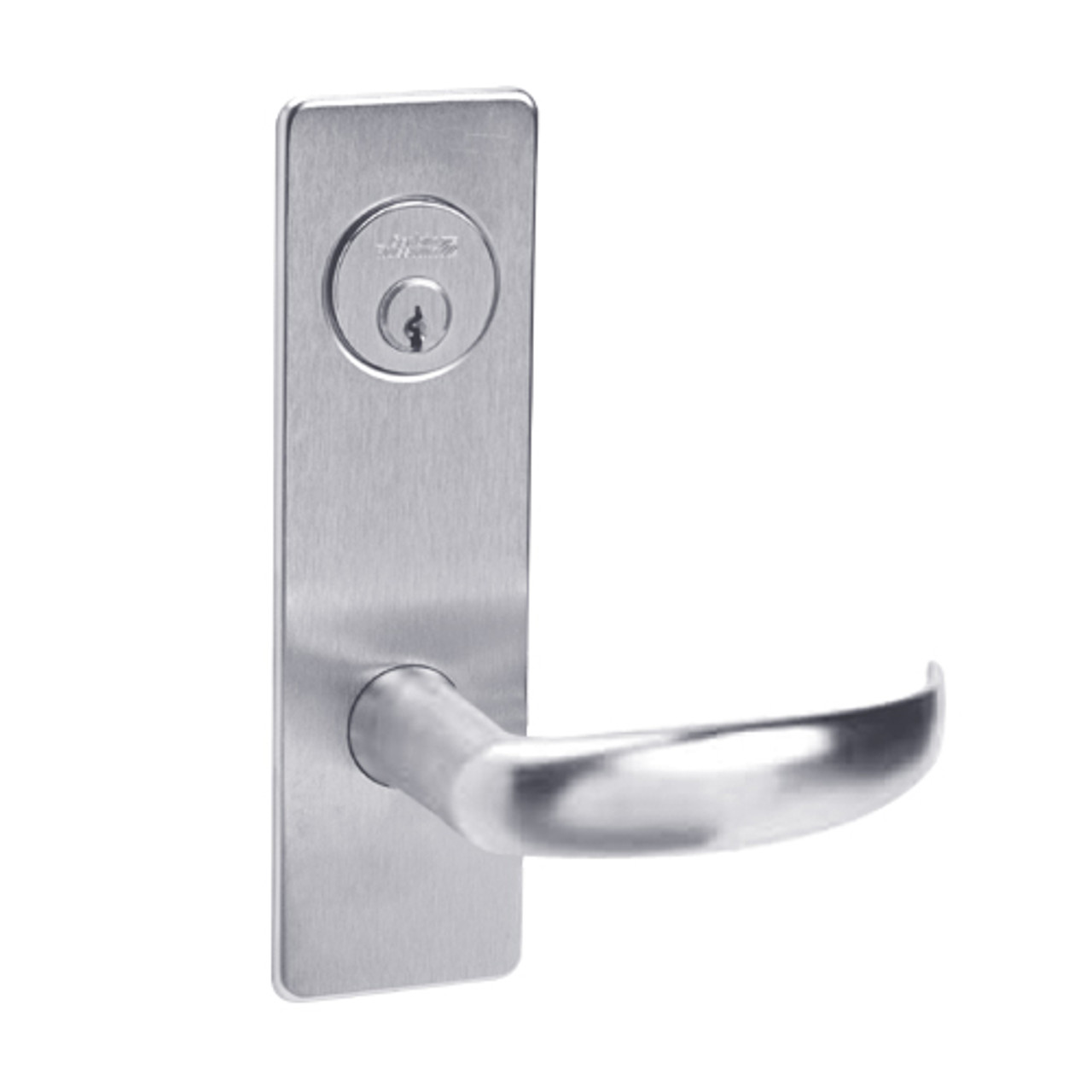 ML2055-PSM-625 Corbin Russwin ML2000 Series Mortise Classroom Locksets with Princeton Lever in Bright Chrome